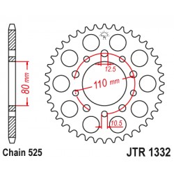 Foaie spate JT JTR 1332-44 44T, 525 Foaie spate JT JTR 1332-44 44T, 525