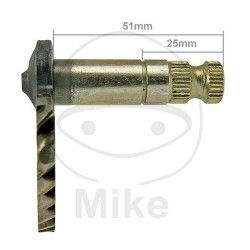 Kick start shaft JMT 51mm/25mm Kick start shaft JMT 51mm/25mm