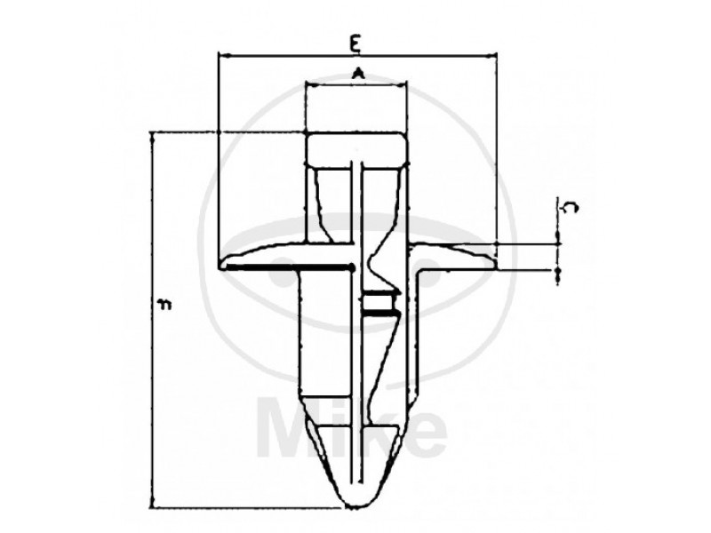 Nituri plastic tip push JMT 10 bucati Nituri plastic tip push JMT 10 bucati