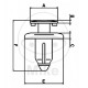 Nituri din plastic JMT 10 bucati