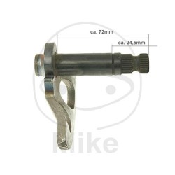Kickstart shaft JMT 72mm/24mm Kickstart shaft JMT 72mm/24mm