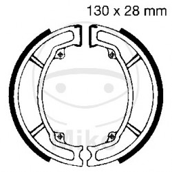 Brake shoe set EBC Y506G canelati inclusiv arcurile Brake shoe set EBC Y506G canelati inclusiv arcurile