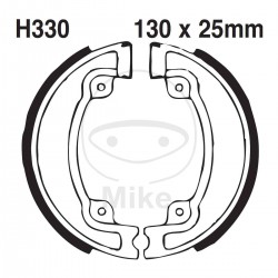 Brake shoe set EBC H330G canelati inclusiv arcurile Brake shoe set EBC H330G canelati inclusiv arcurile