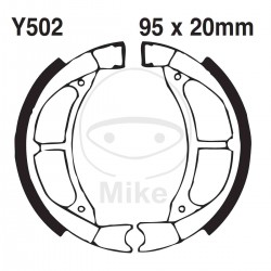 Brake shoe set EBC Y502G canelati inclusiv arcurile Brake shoe set EBC Y502G canelati inclusiv arcurile