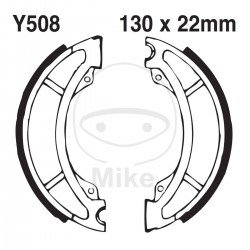 Brake shoe set EBC Y508G canelati inclusiv arcurile Brake shoe set EBC Y508G canelati inclusiv arcurile