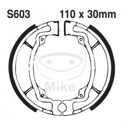 Brake shoe set EBC S603G canelati inclusiv arcurile Brake shoe set EBC S603G canelati inclusiv arcurile