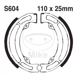 Brake shoe set EBC S604G canelati inclusiv arcurile Brake shoe set EBC S604G canelati inclusiv arcurile