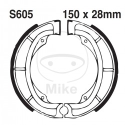 Brake shoe set EBC S605G canelati inclusiv arcurile Brake shoe set EBC S605G canelati inclusiv arcurile