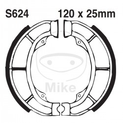 Brake shoe set EBC S624G canelati inclusiv arcurile Brake shoe set EBC S624G canelati inclusiv arcurile