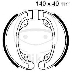 Brake shoe set EBC H313 inclusiv arcurile Brake shoe set EBC H313 inclusiv arcurile