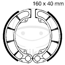 Brake shoe set EBC H321 inclusiv arcurile Brake shoe set EBC H321 inclusiv arcurile