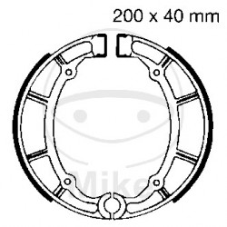 Brake shoe set EBC Y515 inclusiv arcurile Brake shoe set EBC Y515 inclusiv arcurile