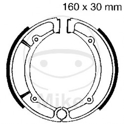 Brake shoe set EBC Y516 inclusiv arcurile Brake shoe set EBC Y516 inclusiv arcurile