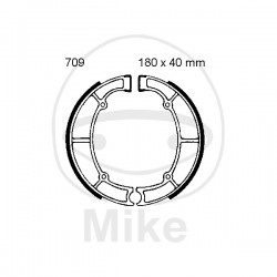 Brake shoe set EBC K709 inclusiv arcurile Brake shoe set EBC K709 inclusiv arcurile