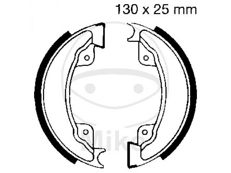 Brake shoe set EBC H332 inclusiv arcurile Brake shoe set EBC H332 inclusiv arcurile
