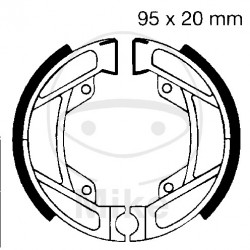 Brake shoe set EBC H334 inclusiv arcurile Brake shoe set EBC H334 inclusiv arcurile