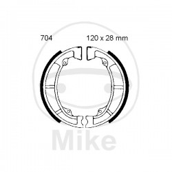 Brake shoe set EBC K704 inclusiv arcurile Brake shoe set EBC K704 inclusiv arcurile