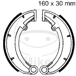 Brake shoe set EBC 978 inclusiv arcurile Brake shoe set EBC 978 inclusiv arcurile