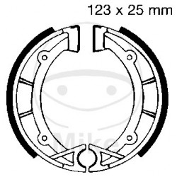 Brake shoe set EBC 922 inclusiv arcurile Brake shoe set EBC 922 inclusiv arcurile