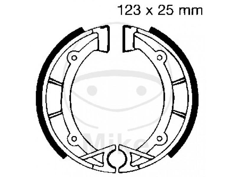 Brake shoe set EBC 922 inclusiv arcurile Brake shoe set EBC 922 inclusiv arcurile