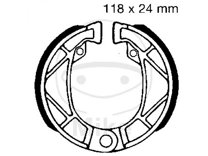Brake shoe set EBC 995 inclusiv arcurile