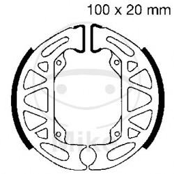 Brake shoe set EBC 806 inclusiv arcurile Brake shoe set EBC 806 inclusiv arcurile
