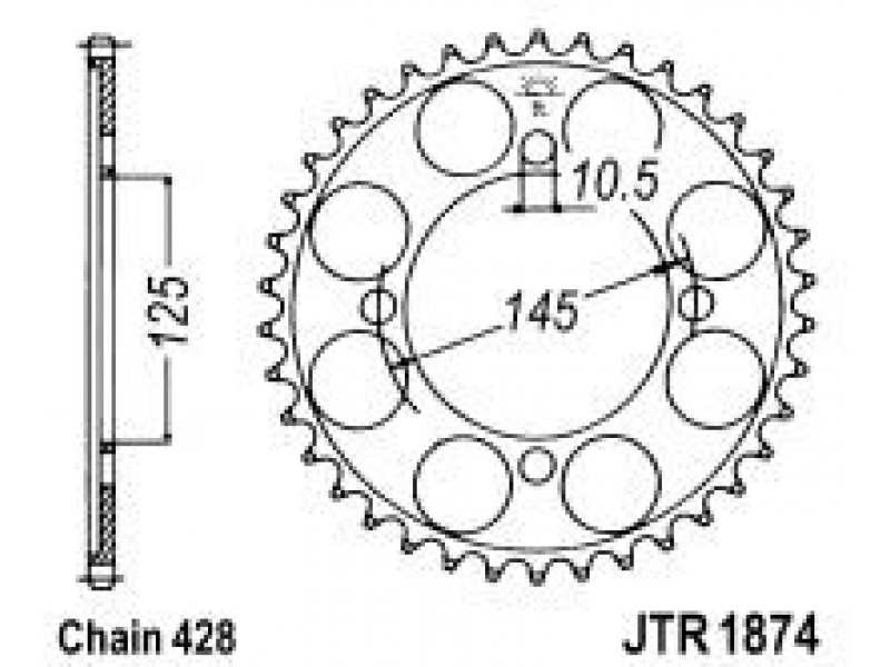 Foaie spate JT JTR 1874-59 59T, 428