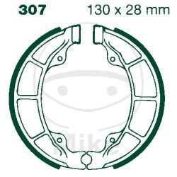 Brake shoe set EBC H307 inclusiv arcurile Brake shoe set EBC H307 inclusiv arcurile