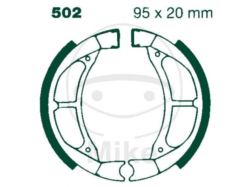 Brake shoe set EBC Y502 inclusiv arcurile Brake shoe set EBC Y502 inclusiv arcurile