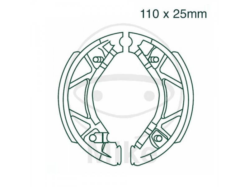 Brake shoe set EBC Y530 inclusiv arcurile Brake shoe set EBC Y530 inclusiv arcurile