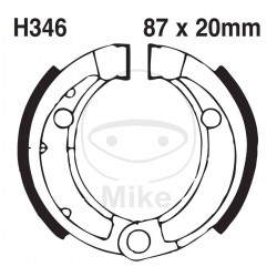 Brake shoe set EBC H346 inclusiv arcurile Brake shoe set EBC H346 inclusiv arcurile