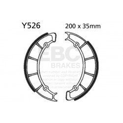 Brake shoe set EBC Y526 inclusiv arcurile Brake shoe set EBC Y526 inclusiv arcurile