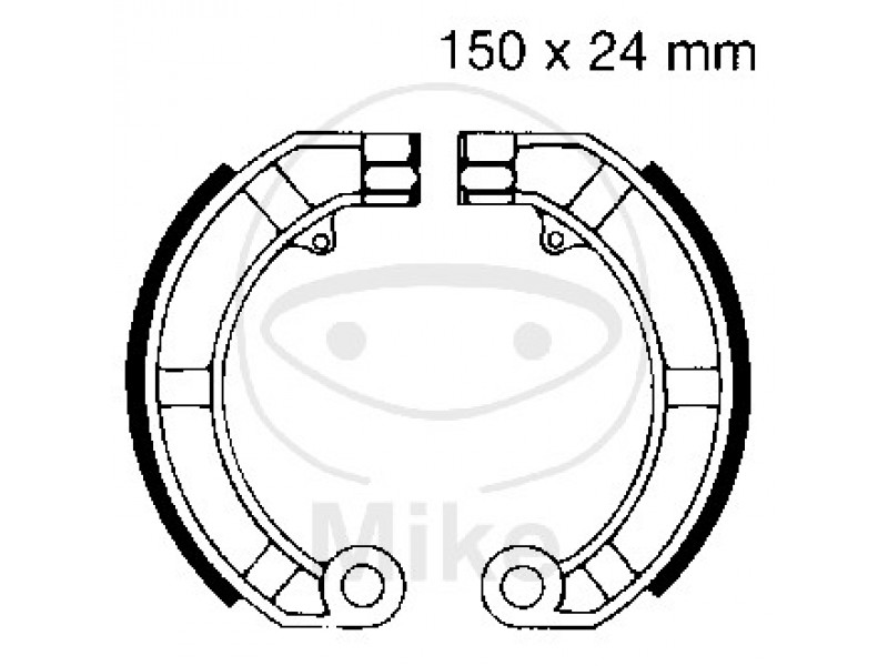 Brake shoe set EBC V903 nu contin arcurile Brake shoe set EBC V903 nu contin arcurile