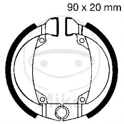 Brake shoe set EBC H335 nu contin arcurile Brake shoe set EBC H335 nu contin arcurile