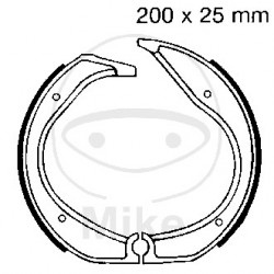 Brake shoe set EBC 861 nu contin arcurile Brake shoe set EBC 861 nu contin arcurile