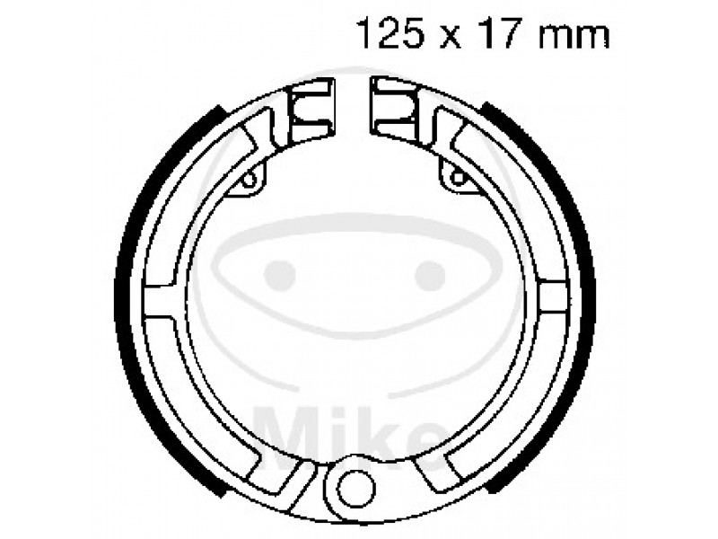 Brake shoe set EBC V905 nu contin arcurile