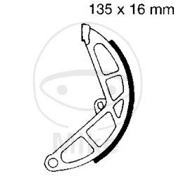 Brake shoe set EBC V907 nu contin arcurile Brake shoe set EBC V907 nu contin arcurile