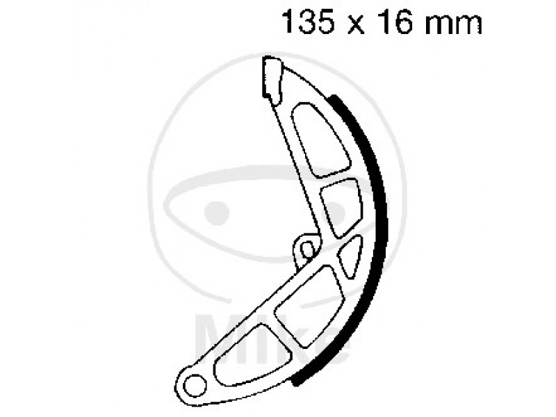 Brake shoe set EBC V907 nu contin arcurile Brake shoe set EBC V907 nu contin arcurile