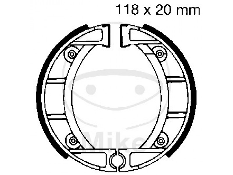 Brake shoe set EBC 926 nu contin arcurile