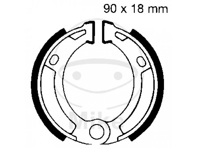 Brake shoe set EBC 931 nu contin arcurile
