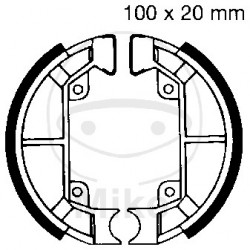 Brake shoe set EBC 886 nu contin arcurile Brake shoe set EBC 886 nu contin arcurile