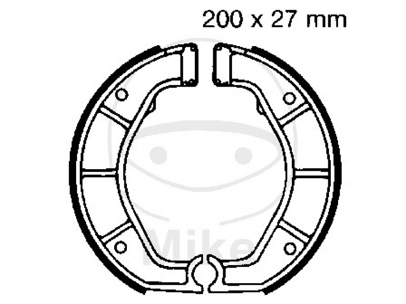 Brake shoe set EBC 859 nu contin arcurile