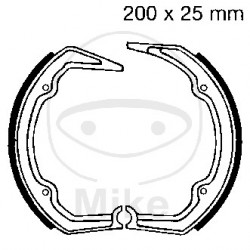 Brake shoe set EBC 862 nu contin arcurile Brake shoe set EBC 862 nu contin arcurile