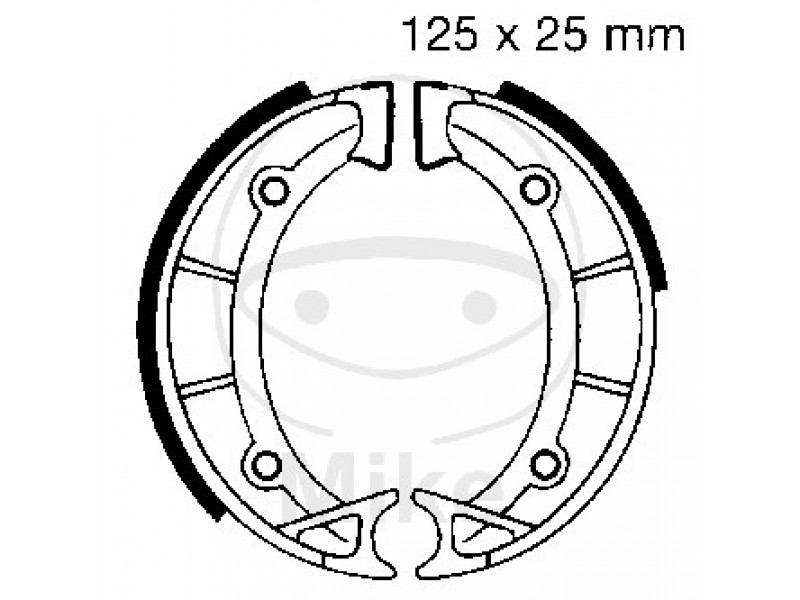 Brake shoe set EBC 805 nu contin arcurile