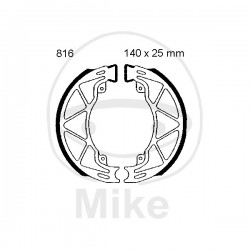 Brake shoe set EBC 816 nu contin arcurile Brake shoe set EBC 816 nu contin arcurile