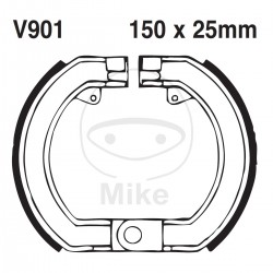 Brake shoe set EBC V901 nu contin arcurile Brake shoe set EBC V901 nu contin arcurile