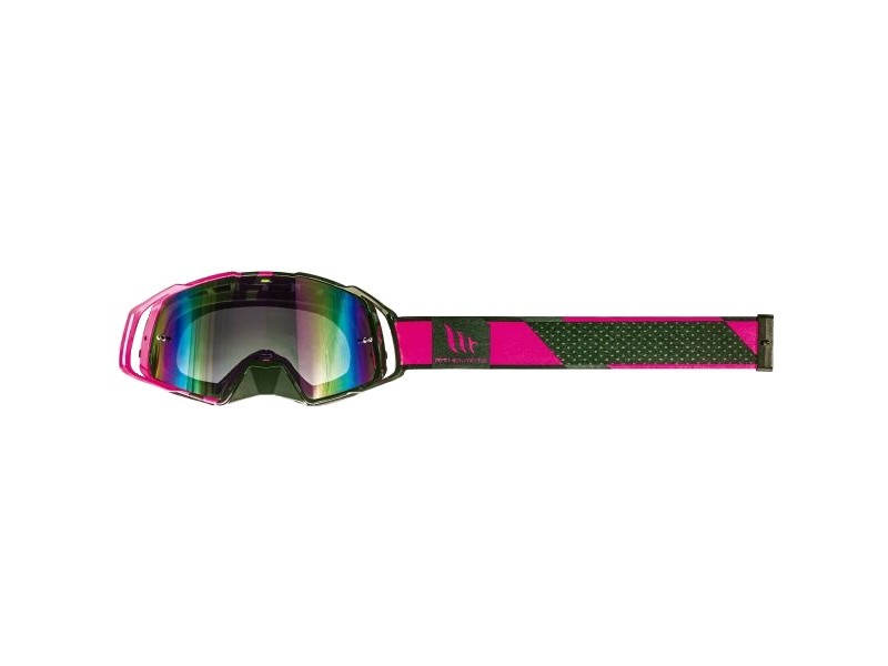 Ochelari MT off road (cross-enduro) MX EVO Stripes - culoare negru/fuchsia