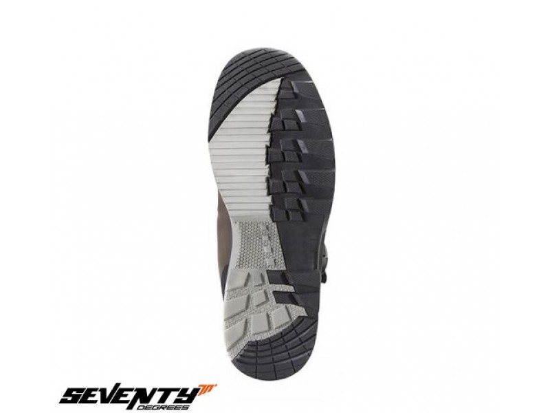 Ghete (cizme) moto Adventure (Touring) Unisex Seventy model SD-BA5 culoare: maro