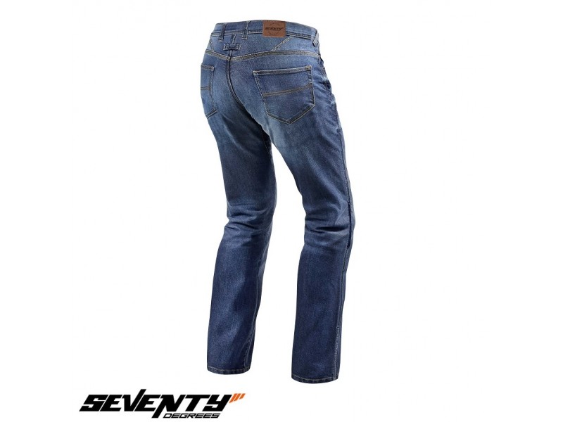Blugi (jeans) moto barbati Seventy model SD-PJ2 tip Regular fit culoare: albastru (cu insertii Aramid Kevlar) Blugi (jeans) moto barbati Seventy model SD-PJ2 tip Regular fit culoare: albastru (cu insertii Aramid Kevlar)