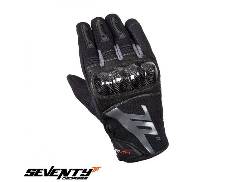 Manusi barbati Racing/Naked vara Seventy model SD-N14 negru/gri - degete tactile Manusi barbati Racing/Naked vara Seventy model SD-N14 negru/gri - degete tactile